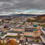 salzburg, aerial, view