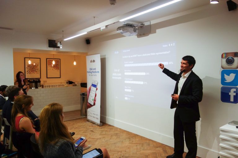 Event professionals debate future of interactive events at Slido Insights seminar