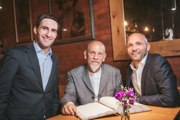 The magnificent Grand Union Hall hosted John Malkovich