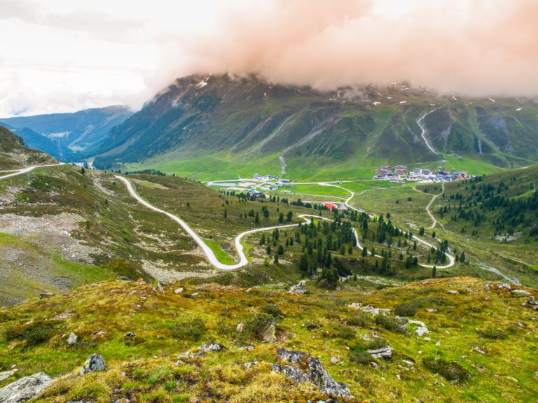 Scenic roads near Innsbruck