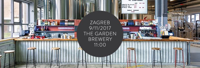 Conventa na poti, tretjič: The Garden Brewery, Zagreb