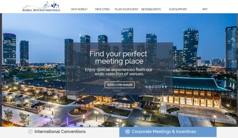 Korea MICE Bureau Responds to Changing Event Trends with Brand-New Website