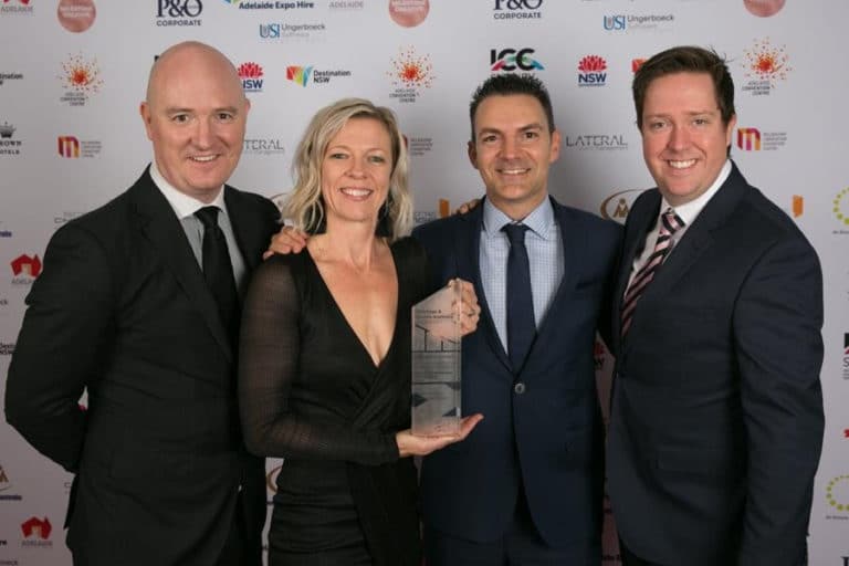 Staging Connections winners at MEA National Awards
