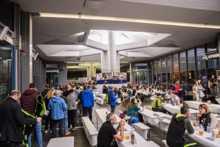 Five thousand pasta meals in one hall