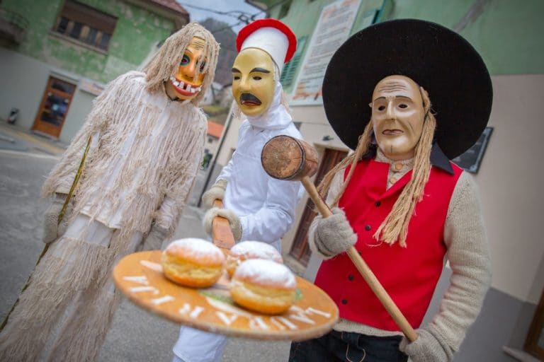 Chasing the winter away with doughnuts and a foolish funeral