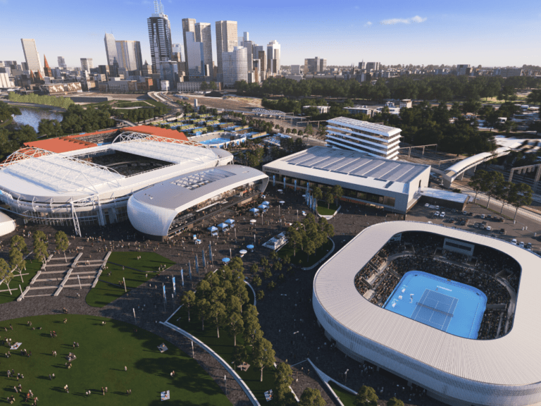 Melbourne’s New Venue CENTREPIECE at Melbourne Park Unveils Design Inspiration