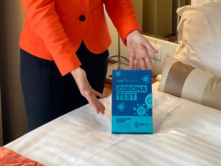 In-room Covid-19 tests for hotel guests at The Harmonie Vienna Hotel