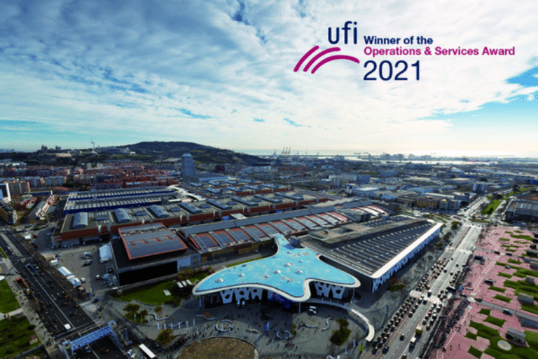 Fira de Barcelona receives the UFI Operations & Services Award 2021