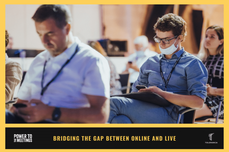 HOW WE DID IT: Bridging the gap between live and online attendees