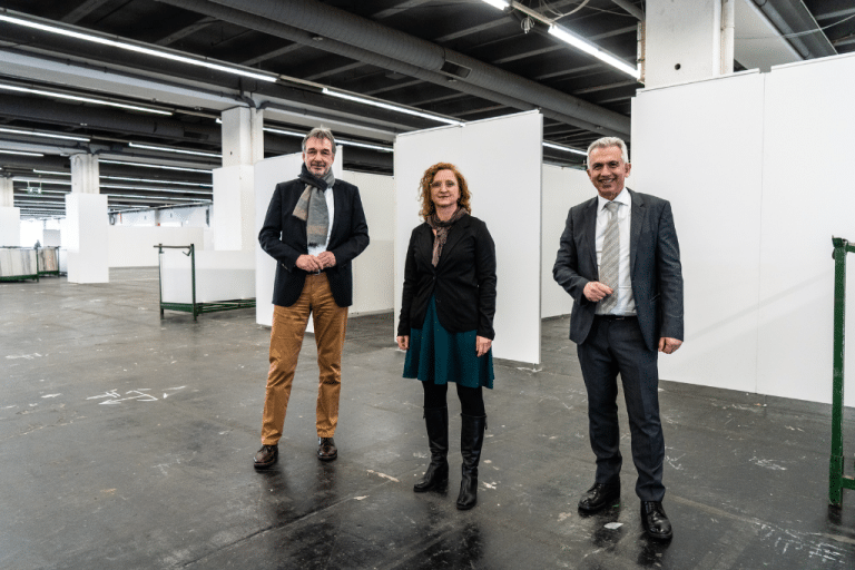 Messe Frankfurt is building a first aid centre for Ukrainian refugees