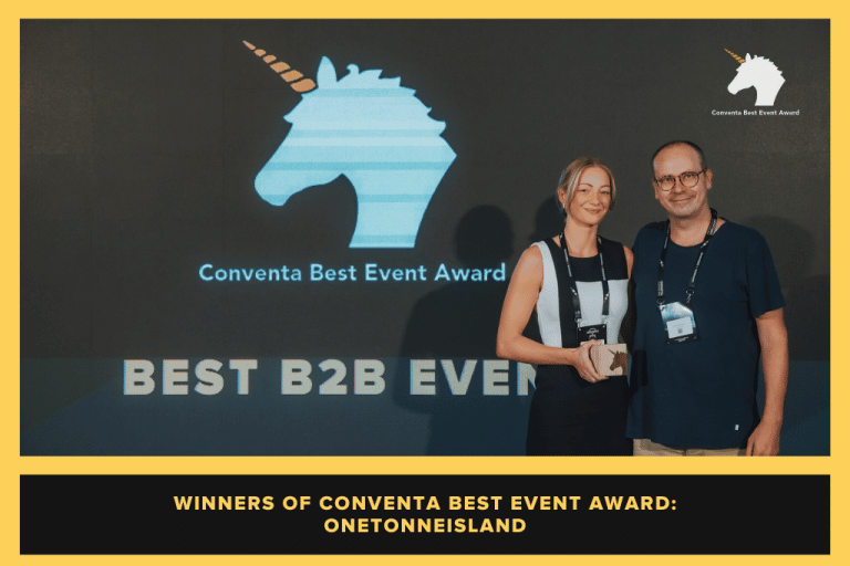 Winners of Conventa Best Event Award 2022: OneTonneIsland