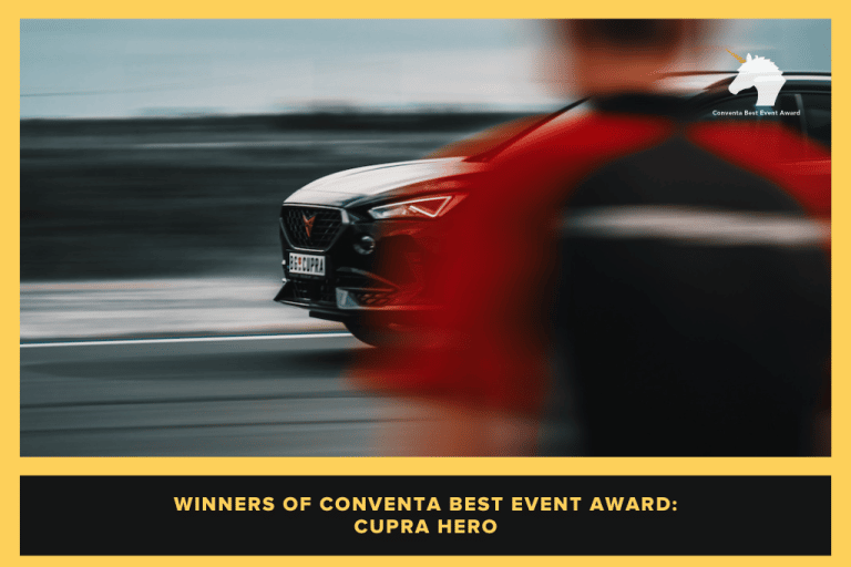 Winners of Conventa Best Event Award 2022: CUPRA Hero